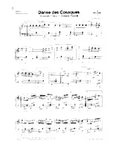 télécharger la partition d'accordéon Danse des Cosaques (Kosaken Tanz) (Cosack Dance) au format PDF