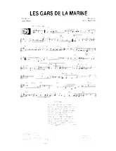 télécharger la partition d'accordéon Les gars de la marine (Du film : Le capitaine Craddock) (Marche Chantée) au format PDF