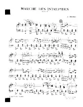 download the accordion score Marche des intrépides in PDF format
