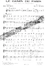 download the accordion score Le gamin de Paris (Du Film : Paris C'est toujours Paris) in PDF format
