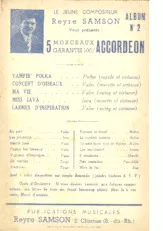 télécharger la partition d'accordéon Recueil : 5 Morceaux garantis 100% Accordéon (Album n°2) au format PDF