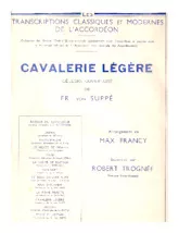 descargar la partitura para acordeón Cavalerie légère (Arrangement Max Francy) en formato PDF