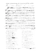 descargar la partitura para acordeón Pour le baiser de celle qu'on aime en formato PDF