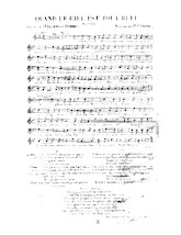 download the accordion score Quand le ciel est tout bleu in PDF format