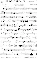 télécharger la partition d'accordéon Les oiseaux de Cuba (Calypso) au format PDF