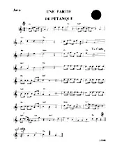 download the accordion score Une partie de pétanque (Java) in PDF format