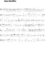 download the accordion score Vaya con Dios in PDF format