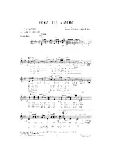 descargar la partitura para acordeón Por tu amor en formato PDF