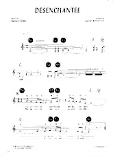 scarica la spartito per fisarmonica Désanchantée in formato PDF