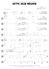 télécharger la partition d'accordéon Cette jolie mélodie (Boléro) au format PDF