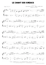 scarica la spartito per fisarmonica Le chant des sirènes (Boléro) in formato PDF