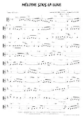 descargar la partitura para acordeón Mélodie sous la lune (Boléro) en formato PDF