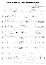 download the accordion score Mon petit village Bourguignon (Boléro) in PDF format