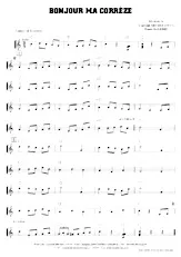 descargar la partitura para acordeón Bonjour ma Corrèze (Bourrée) en formato PDF