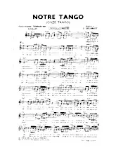 descargar la partitura para acordeón Notre tango (Onze tango) en formato PDF