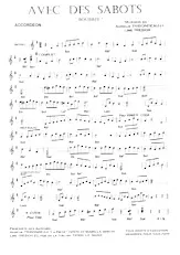 download the accordion score Avec des sabots (Bourrée) in PDF format