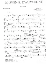 download the accordion score Souvenir d'Auvergne (Bourrée) in PDF format