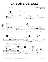 descargar la partitura para acordeón La boîte de jazz en formato PDF