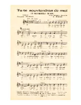 télécharger la partition d'accordéon Tu te souviendras de moi (Ti ricorderai di mi) (Tango Chanté) au format PDF
