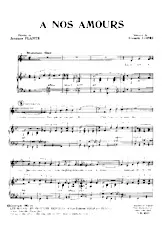 download the accordion score A nos amours in PDF format