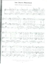 download the accordion score Les jours heureux in PDF format