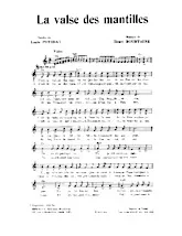 télécharger la partition d'accordéon La valse des Mantilles (Chant : Jacques Hélian) au format PDF