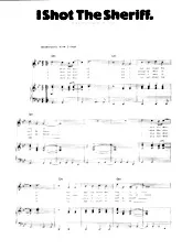 download the accordion score I shot the sheriff in PDF format