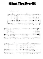 descargar la partitura para acordeón I shot the sheriff en formato PDF