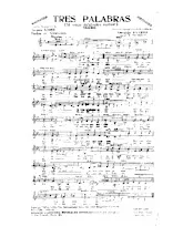 télécharger la partition d'accordéon Tres Palabras (Si vous m'aimiez autant) (Arrangement Yvonne Thomson) (Violon + Accordéon) (Biguine) au format PDF
