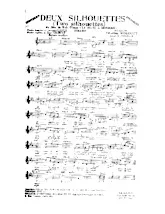 download the accordion score Deux Silhouettes (Two Silhouettes) (Violon + Accordéon) in PDF format