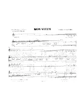 download the accordion score Mon vieux in PDF format