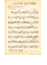 scarica la spartito per fisarmonica Ballade nocturne (Valse) in formato PDF