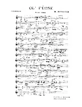 télécharger la partition d'accordéon Ol' Péone (Paso Doble) au format PDF