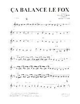download the accordion score Ça balance le fox in PDF format