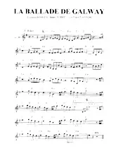 télécharger la partition d'accordéon La ballade de Galway (Slow) au format PDF
