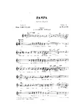 télécharger la partition d'accordéon Pampa (Tango Chanté) au format PDF
