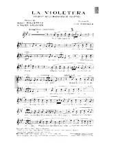 descargar la partitura para acordeón La Violetera (Chanson de la Marchande de violettes) en formato PDF