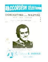 télécharger la partition d'accordéon Concertino pour Martine (Petite pièce classique) au format PDF