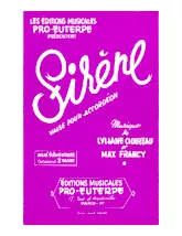 descargar la partitura para acordeón Sirène (Valse) en formato PDF