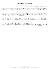 descargar la partitura para acordeón California dreaming (Partie flûte) en formato PDF