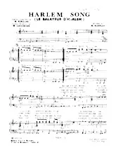télécharger la partition d'accordéon Harlem song (Le balayeur d'Harlem) au format PDF