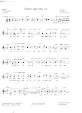 descargar la partitura para acordeón Chérie approche toi (Tango) en formato PDF