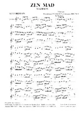descargar la partitura para acordeón Zen Mad (Madison) en formato PDF