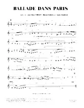 descargar la partitura para acordeón Ballade dans Paris (Boléro) en formato PDF