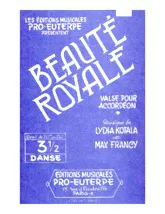 descargar la partitura para acordeón Beauté Royale (Valse) en formato PDF