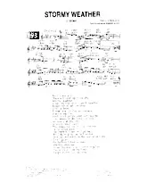 descargar la partitura para acordeón Stormy Weather (Il fait noir) (Slow) en formato PDF