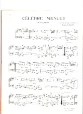 descargar la partitura para acordeón Célèbre Menuet (Arrangement Louis Lunazzi) en formato PDF