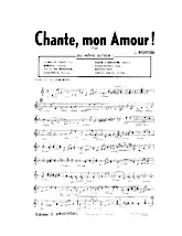 télécharger la partition d'accordéon Chante mon amour (Fox) au format PDF