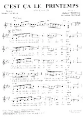 descargar la partitura para acordeón C'est ça le printemps (Java Chantée) en formato PDF