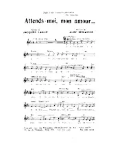 télécharger la partition d'accordéon Attends moi mon amour (Slow Fox) au format PDF